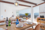 Open plan kitchen / dining / living areas